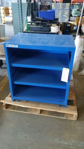Small Stanley Vidmar Shelving Unit with (2) Adjustable Shelves
