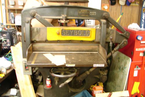 Seybold Paper Cutter 34&#034; Mechanical