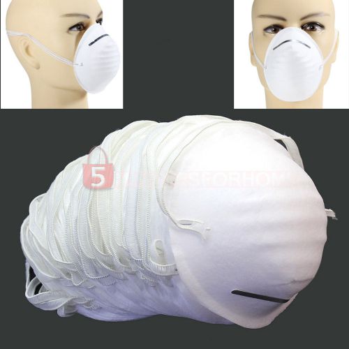 50 Pcs Safety Comfort Disposable Dental Medical Mouth Face Masks Anti-dust 5m9e