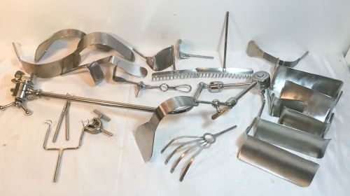 Iron intern automated retractor surgery assist 1 arm w/ 23 trays/attachments for sale