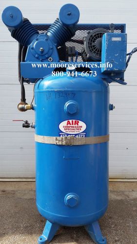 Air compressor 7.5hp vertical 80 gallon 3ph for sale