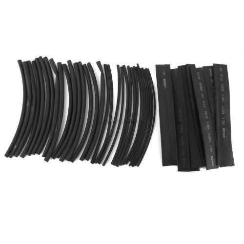 48pcs dia.1.5/3.0/5.0/6.0/10.0/13.0mm heat shrinkable tube wire sleeve black for sale