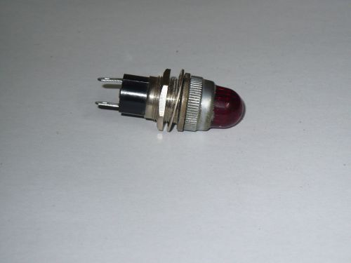 Dialco Red Indicator Lamp, 75 Watt, 125 Amp, Used