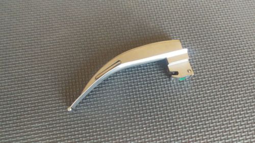 Used Greenline size 3.5 Mac. Fiber Optic Laryngoscope Blade