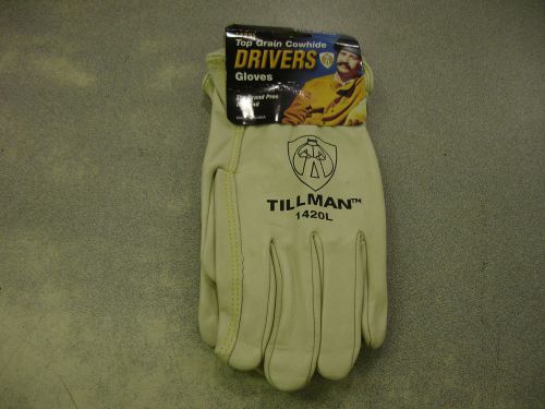 TILLMAN 1420L DRIVERS GLOVES Large Top Grain Cowhide