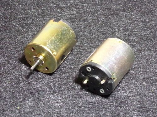 2X 12V DC small electric driver motors for electronic robotic DIY project