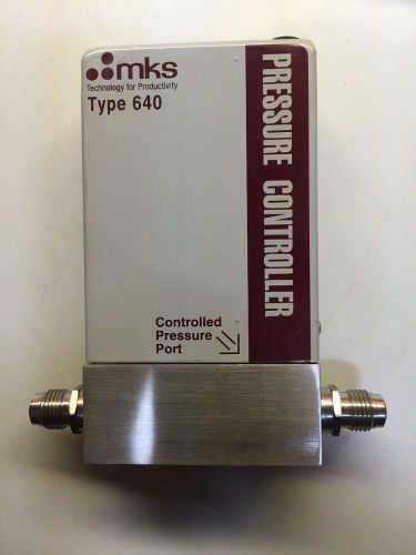 Mks 640a12tw1va2f pressure controller valve type 640 range 100 torr for sale
