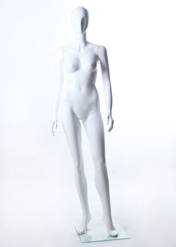 33&#034;chest 25&#034;waist 35&#034;hip luxurious female fiberglass mannequin white gloss (ls7w for sale