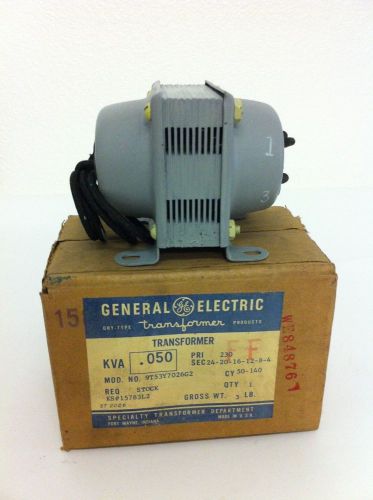 New General Electric Transformer KVA .050 Model No. 9T53Y7026G2 3&#034; x 3&#034; x 3 1/2&#034;