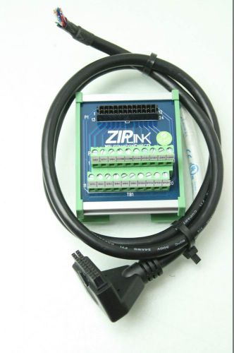 Ziplink zl-rtb20 feedthrough module 20-pole 35mm din mount w cable zl-p3-cbl20-1 for sale