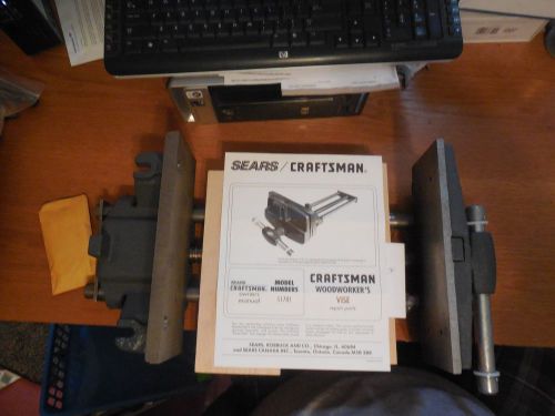 NEW Craftsman Woodworker&#039;s Vise #51781 10&#034; Wide Jaws Opens 11&#034; Heavy Duty