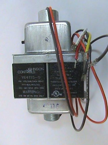 Johnson controls y64t15-0 pri 120/208/240 60hz sec 24v 92va transformer nos for sale