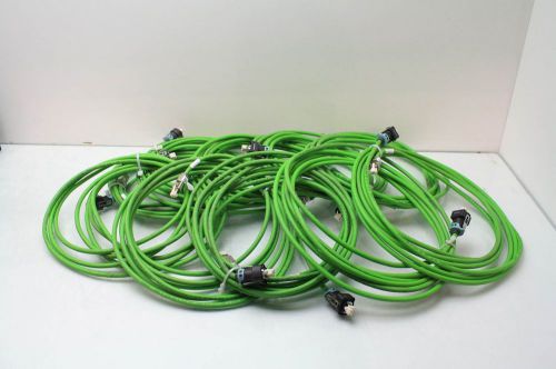 Lot of 10 siemens 6fx5002-2dc10-1af0 motion connect 500 cables drive cliq 5m for sale