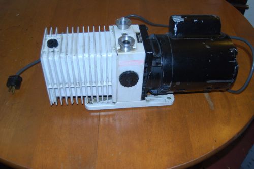 Varian sd200 sd-200 dual stage rotary vane vacuum pump (alcatel) 1/2hp 300 for sale