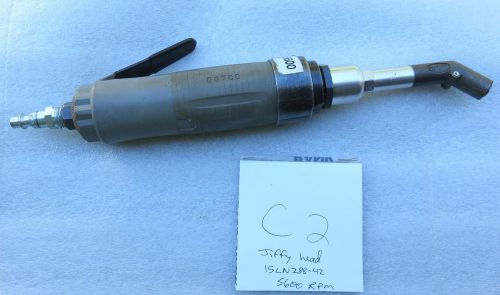 C2-  dotco pneumatic air drill 5600 rpm 45° degree angle threaded 1/4&#034; 28 head for sale