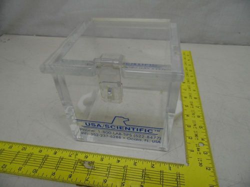 USA Scientific Tiplet Disposal Box Ultra Clear Acrylic