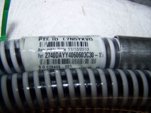 Parker polyflex water jet/cutting hose #2740dayy4060603c30-15 for sale