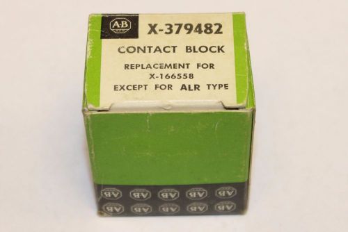 ALLEN BRADLEY X 379482 Replacement Contact Block X 166558