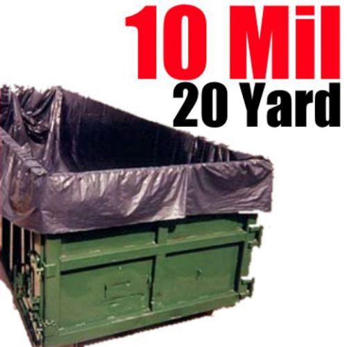 10 Mil 20 Yard Roll Off Dumpster Liner