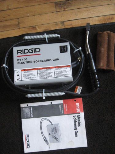 Ridgid Model RT 100 Electric Soldering Gun NEVER USED
