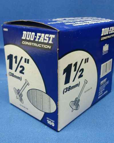 DUO-FAST CONSTRUCTION LOW VELOCITY POWDER 1 1/2&#034; FASTENERS