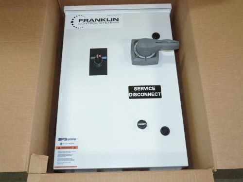 Franklin pump panel 3r 15hp @ 480v 7.5hp @ 240v new for sale