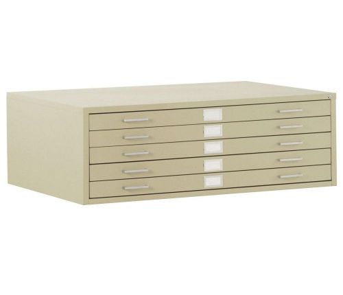 5-Drawer Flat File Cabinet, Legal/Letter (Various Colors) (Putty) AB404038