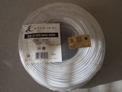 NEW 22-2 SECURITY WIRE X 500&#039; ETHEREAL 22-2-SR-WH-500