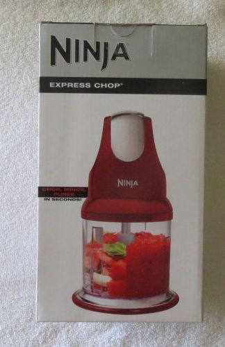 Ninja Express Chop- Chop, Mince, Puree, New in Box, Red NJ100