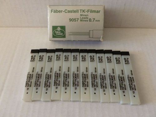 Faber Castell Mechanical Pencil Lead Refills 0.7mm TK Filmar 12 Tubes 144 leads