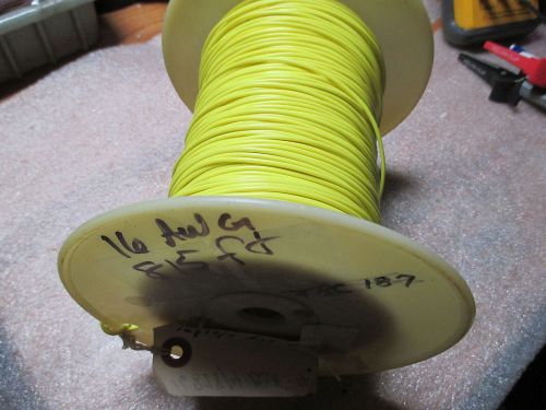 16 awg. M16878/4BJE4 19/29str. Silver Plated Wire SPC Yellow 815ft.