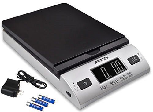 Accuteck S 50 lb x 0.2 oz All-In-One Digital Shipping Postal Scale with AC Posta