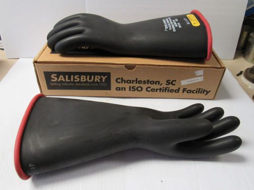 Salisbury lineman glove 0405 e214rb/9 type i class 2 14&#034;l cuff st sz 9 1 pair for sale