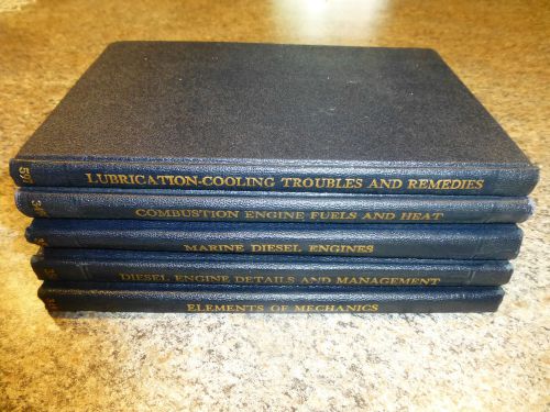 Lot of 5 INTERNATIONAL LIBRARY BOOKS  Combustion Engine Mechanics 349C,352D,348B