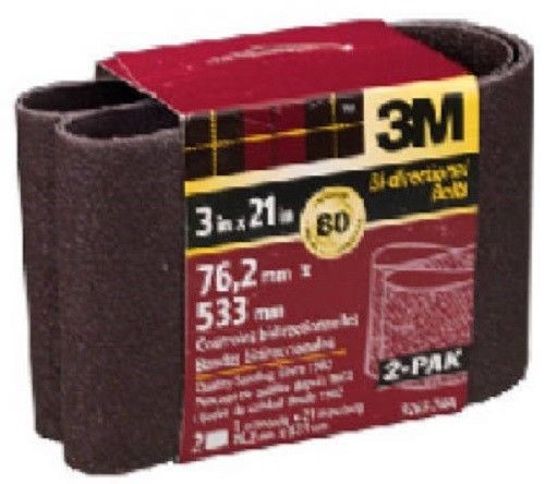 3M 16 Pack, 2-1/2&#034; x 16&#034;, Fine 120 Grit Aluminum Oxide Resin Bond Sanding Belt