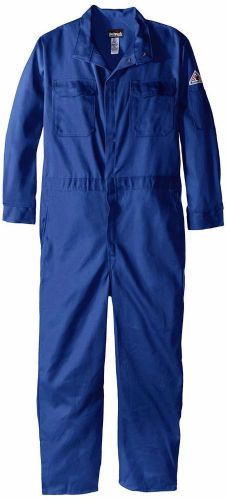 Bulwark Flame Resistant 9 oz Cotton Premium Concealed Snap Coverall 48 Long