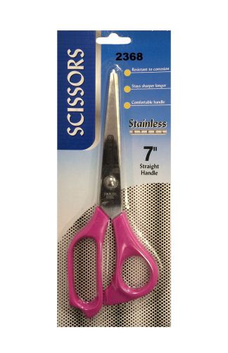 7-inch Stainless Steel Scissors -- Pink Color