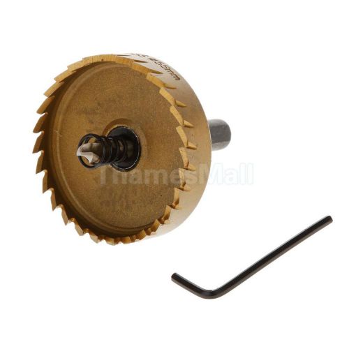 55mm HSS Drill Bit Hole Saw Tooth Stainless Steel Tool Metal Alloy Cutter
