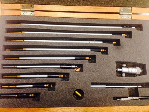 Mitutoyo Inside Micrometer 141-133 ims-12&#034; Japan Made Inspection Set