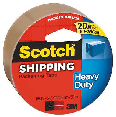 3M 3850T Scotch Packaging Tape-1.88&#034;X54.6YD TAN TAPE