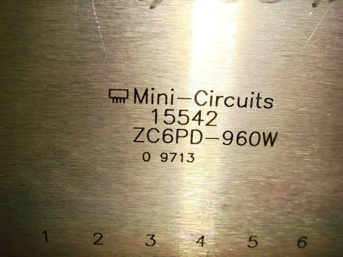Mini-Circuits ZC6PD-960W    POWER SPLITTER COMBINER