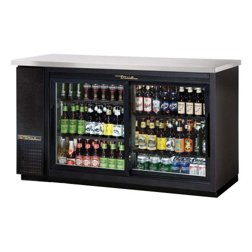 Back Bar Cooler Two-Section True Refrigeration TBB-24-60G-SD-LD (Each)