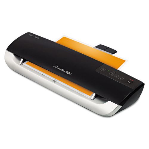Fusion 3000L Laminator Plus Pack with Ext Warranty and Pouches, Black/Silver