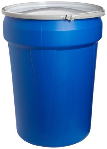 Eagle 1601mb blue high density polyethylene lab pack drum with metal lever-lo... for sale