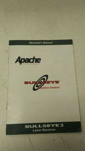 APACHE BULLSEYE 3 OPERATORS MANUAL