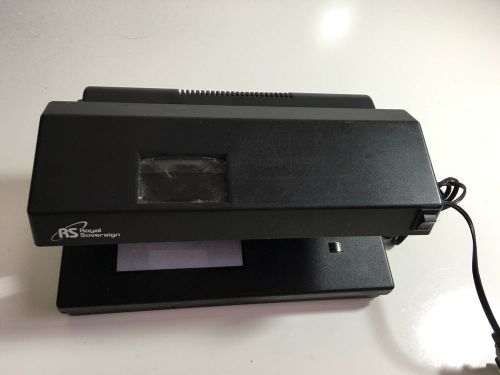 Royal Sovereign RCD2000 Portable 4-Way Counterfeit Detector, 11&#034;x6&#034;x6&#034;, Black