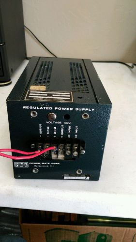 PMC POWER MATE REGULATED POWER SUPPLY OEM-15E P2372A