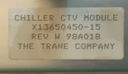 TRANE Chiller Board X13650450-15 REV W