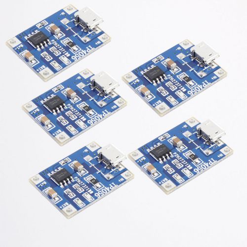 5Pcs 5V Micro USB 1A Lithium Battery Charging Board Charger Module New