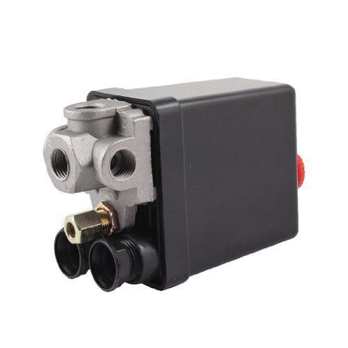 Air Compressor Pump Pressure Switch Control Valve 175PSI 20Amp 4 Ports